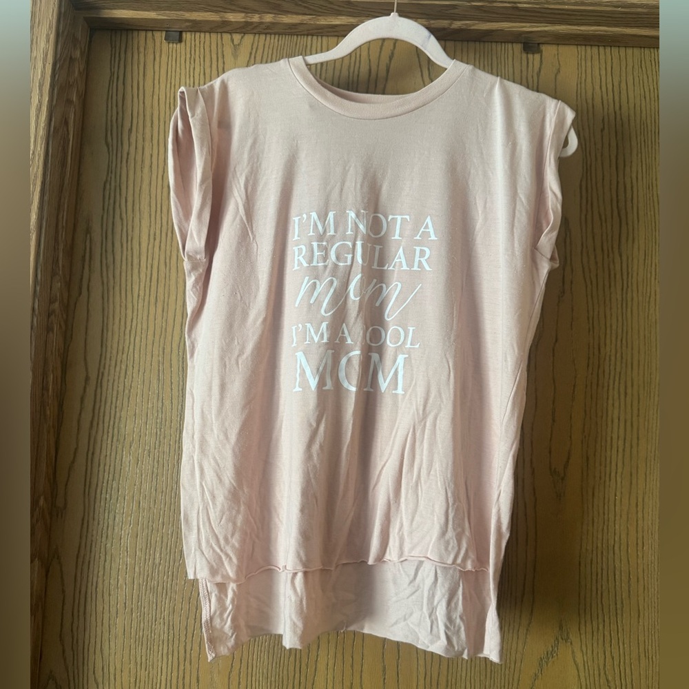 Kittenish Pink Muscle Tee